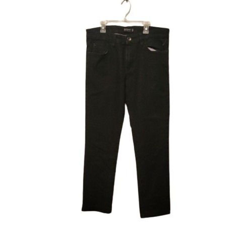 South Pole Mens Black Dark Wash High Rise Pockets Denim Skinny Jeans Size 32x30